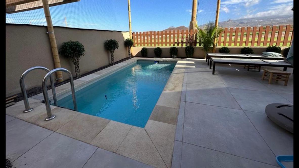 Golf Tenerife South XX Wheel Accessible Shower XX Free Wifi XX Private Pool 30 Degrees XX Two Terraces 30M2X60M2 Xxfree Parking XX Mountain View XX Flatscreen 65 Inch XX San Miguel de Abona Bagian luar foto
